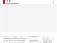Tablet Screenshot of leesfieldfamilyfoundation.org